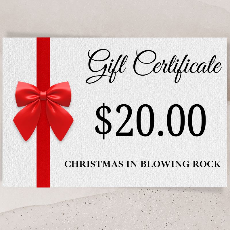 $20 Gift Certificate